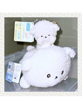 Japan San-X Plush Toy Doll Ishiyowa-chan Dog Set of 2 Mascot Keychain Charm